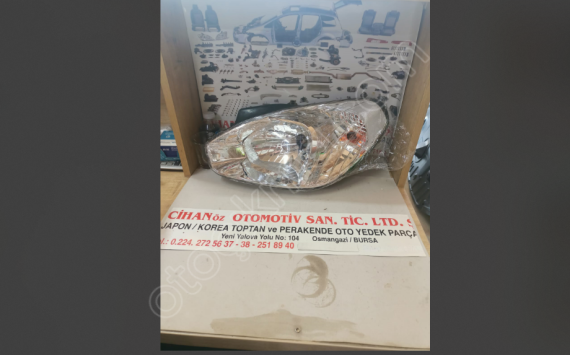 Hyundai Accent Era Sağ Far 2009-2011 92102-1E089.=