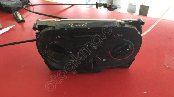 PEUGEOT P206 KLİMA KONTROL PANELİ ORJ ÇIKMA SOL DÜĞME KIRIK