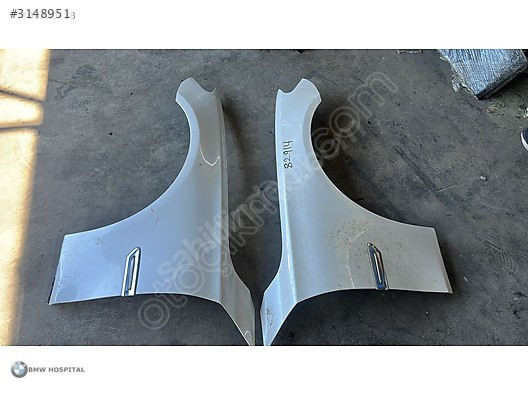 BMW F01 7 SERİSİ SAĞ-SOL ÇAMURLUK METALİK BEYAZ (ORJİNAL)