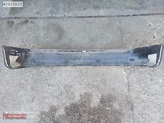 VW CADDY 2015-2019 ARKA TAMPON GÜMÜŞ GRİ SENSÖRLÜ AZ HASARLI