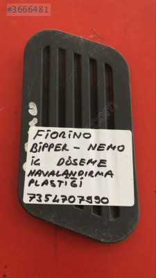 FİORİNO BIPPER NEMO İÇ DÖŞEME HAVALANDIRMA ORJ ÇIKMA 7354707990