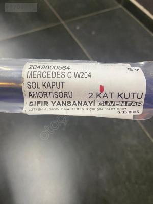 MERCEDES GLK W204 SOL KAPUT AMORTİSÖRÜ 2049800564 SY