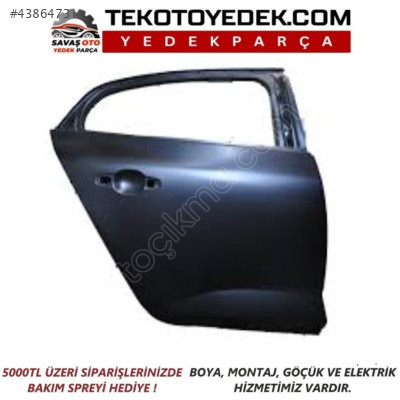 MEGANE 4 ARKA KAPI SAĞ SOL 2015 VE ÜZERİ / KAMPANYA