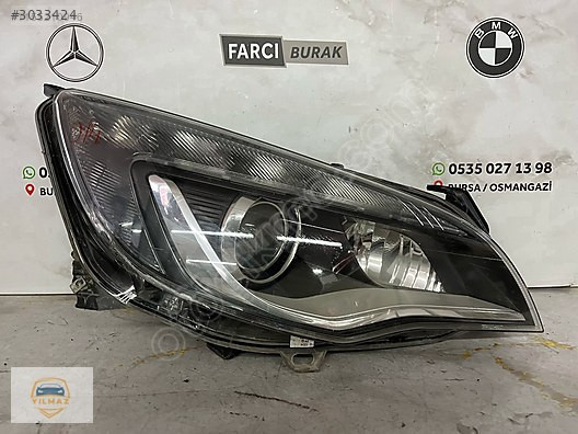 ASTRA J MERCEKLİ SAĞ FAR ORJİNAL SOKET YOK