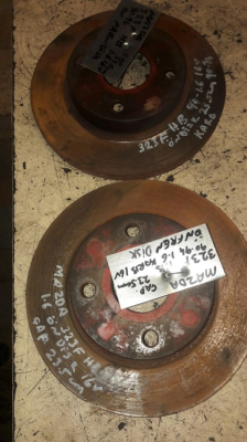 323F 1990 - 1994 1.6 KARBÜRATÖRLÜ 16V ÖN FREN DİSK ÇAP 23.5 CM