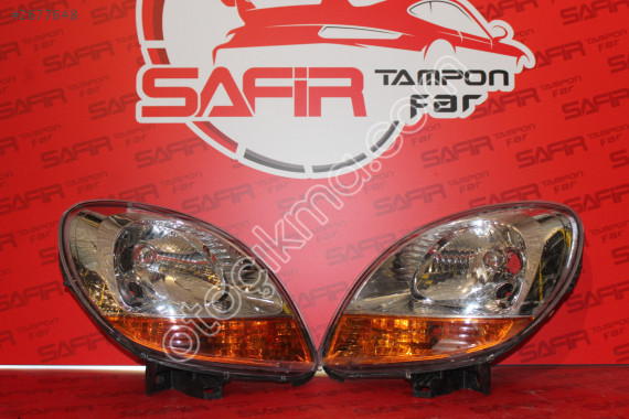RENAULT KANGOO 2003-2012 MODEL SARI SİNYALLİ ÖN FAR LAMBASI TAKIM