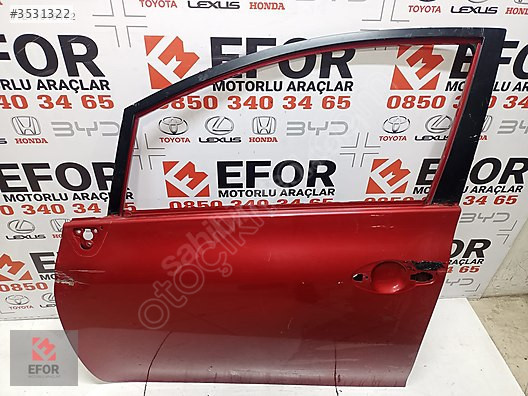 TOYOTA AURİS SOL ÖN KAPI ORJİNAL ÇIKMA YEDEK PARÇA 07-12