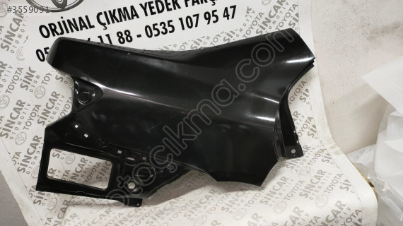 SİNCAR OTO'DAN TOYOTA COROLLA 2007 2012 SAĞ ARKA ÇAMURLUK ORJİNA