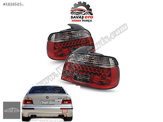 BMW E39 ARKA STOP SAĞ SOL KRİSTAL LEDLİ 1996-2003 ARASI