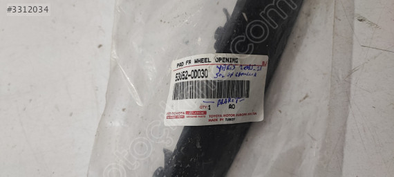 YARIS 2015-21 SOL ÖN ÇAMURLUK BRAKET SIFIR ORJ- 25€
