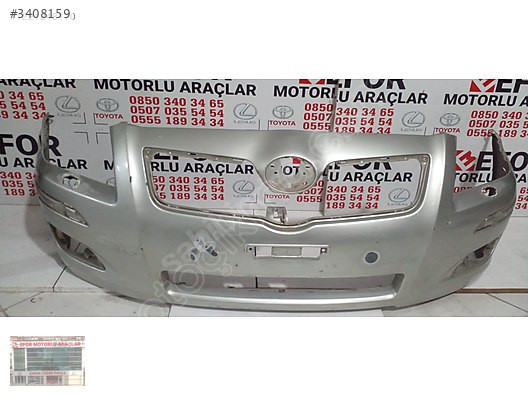 TOYOTA AVENSİS ÖN TAMPON ÇIKMA ORJİNAL YEDEK PARÇA