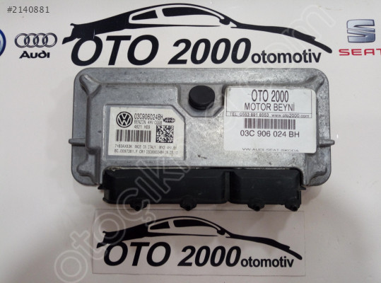 03C906024BH IBIZA-POLO  1.4 CGG MOTOR BEYNİ ÇIKMA