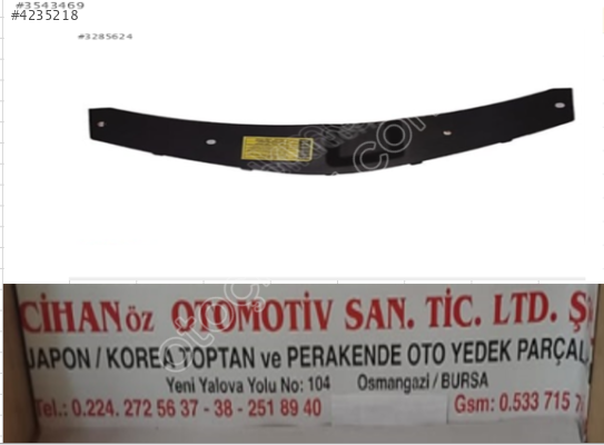 TOYOTA COROLLA PANJUR ÜST BAKALİTİ KAMERASIZ,.,