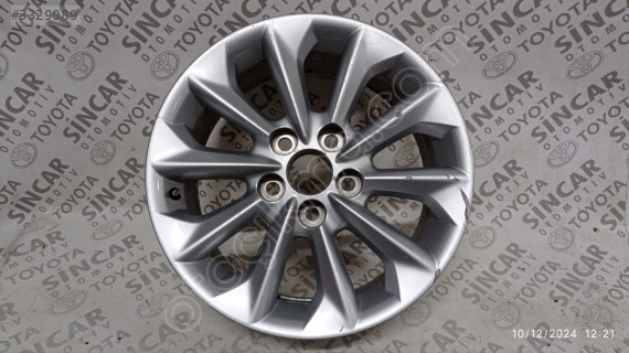 TOYOTA COROLLA 2019 2024 16 '' İNC JANT ÇIKMA ORJİNAL