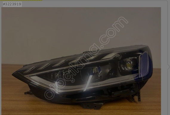 Audi A4 sol far komple  LED'li Beyinli