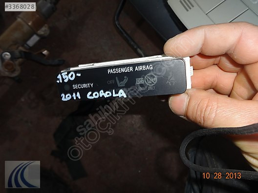 TOYOTA COROLLA 2012 ÇIKMA AİRBAG GÖSTERGESİ