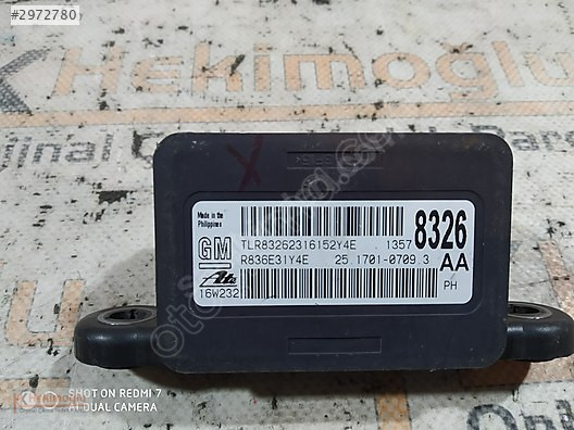 OPEL ASTRA J ROTA SAPMA İVME SENSÖRÜ 13578326 AA ABS SENSÖRÜ GM