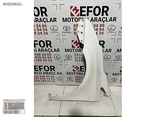 TOYOTA AVENSİS SOL ÖN ÇAMURLUK ÇIKMA ORJİNAL YEDEK PARÇA 09-13