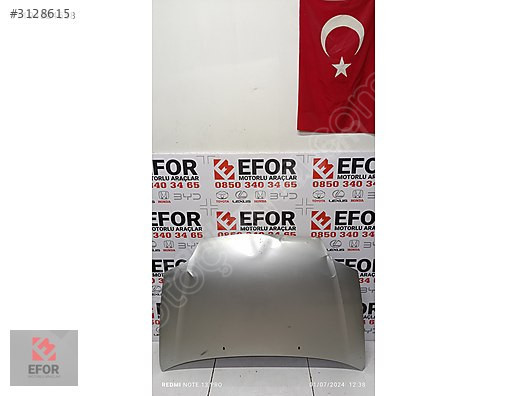 TOYOTA COROLLA SDN MOTOR KAPUTU ÇIKMA ORJİNAL YEDEK PARÇA 02-07