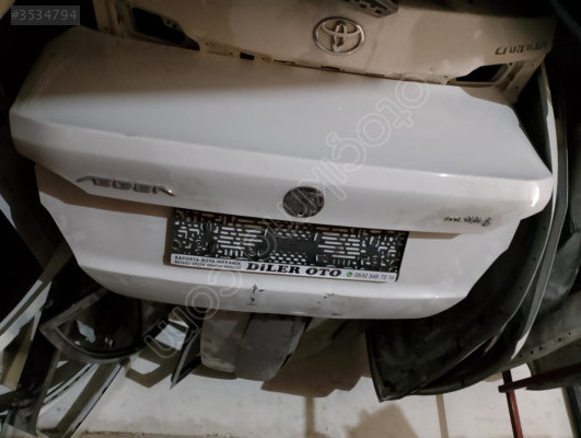 Orjinal Çıkma Egea Bagaj Kapağı - Fiat Egea Yedek Parça