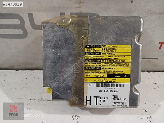 TOYOTA COROLLA AİRBAG BEYNİ ORJİNAL ÇIKMA YEDEK PARÇA 07-12