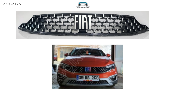 FİAT EGEA CROSS 2020+ KROMLU ARMALI ÖN PANJUR (735754056)