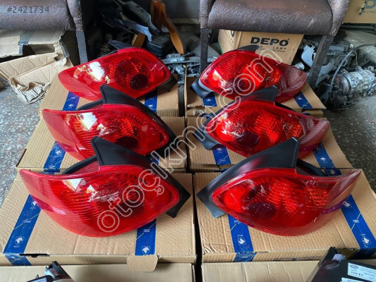 PEUGEOT 206 SAĞ STOP , PEUGEOT 206 SOL STOP SIFIR ÜRÜN