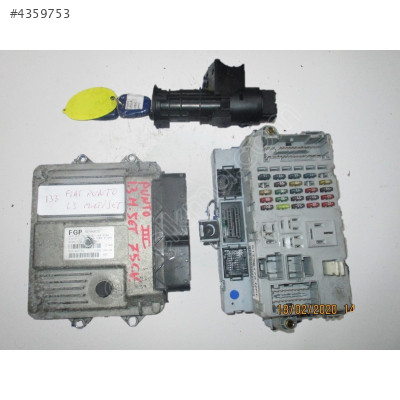 MJD 6JF.P3 55186608 Fiat Punto 1.3 Motor Beyni Komple Seti