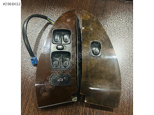 MERCEDES W203 ORJ. ÖN SAĞ-SOL CAM KONTROL DÜĞMELERİ+MAUN PANELİ