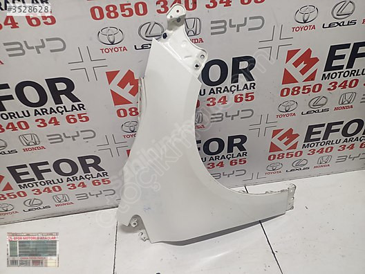 TOYOTA COROLLA ORJİNAL ÇIKMA SAĞ ÖN ÇAMURLUK 19+