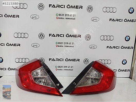 HONDA CİVİC FC5 SAĞ SOL DIŞ STOP ORJİNAL