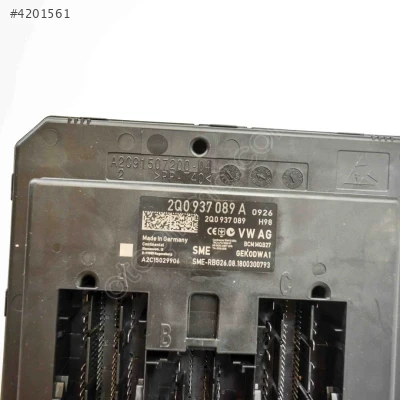 2Q0937089A GATEWAY KONFOR KONTROL BCM ÜNİTESİ VW POLO T-CROSS SEA