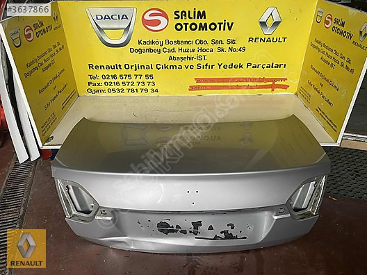 RENAULTFLUENCE ÇIKMA ORJİNAL BAGAJ KAPAĞI VE DİĞER PARÇALARI