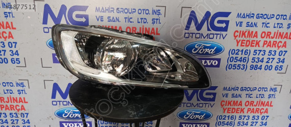 VOLVO S60 SAĞ ÖN FAR ORJ ÇIKMA 2014-18