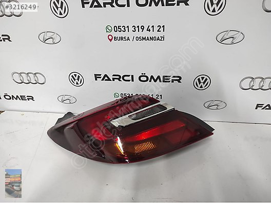 OPEL INSİGNİA MAKYAJLI SOL DIŞ STOP ORJİNAL