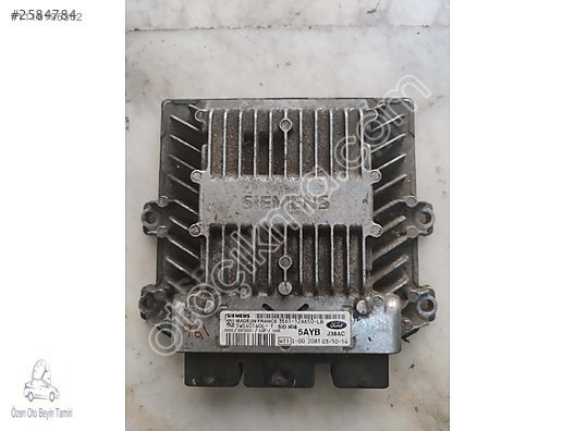 Ford Fiesta Motor Beyni 3S61-12A650-LB - 5WS40140D-T - SID80