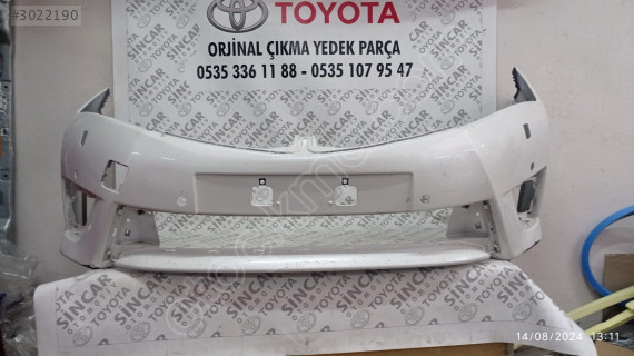 SİNCAR OTO'DAN TOYOTA COROLLA 2013 2016 ÖN TAMPON ÇIKMA ORJİNAL