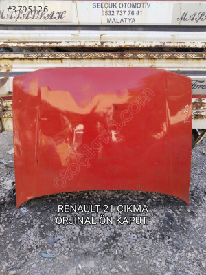 RENAULT 21 ÇIKMA ORJİNAL ÖN KAPUT