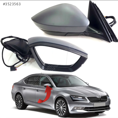 3V1857508A Sağ Ayna Komple 9.Pin Super B