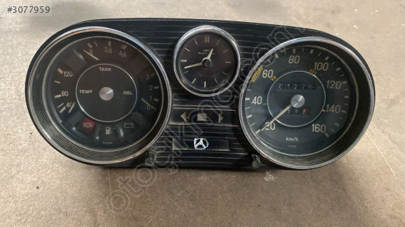W123 Mercedes 200E Gösterge