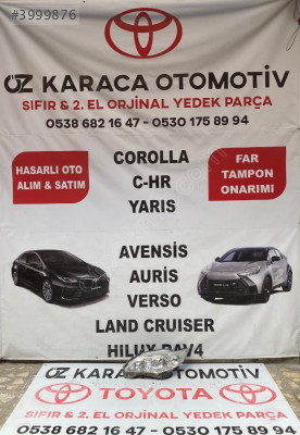 2009-2012 TOYOTA COROLLA ÇIKMA ORJİNAL SOL ÖN FAR