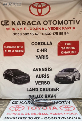 2016-2018 TOYOTA COROLLA ÇIKMA ORJİNAL 50.YIL LEDLİ SAĞ ÖN FAR
