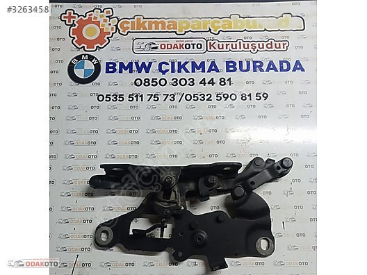 7249888-09 BMW 5 F10 F11 Çıkma Kaput Mekanizması Orjinal Temiz