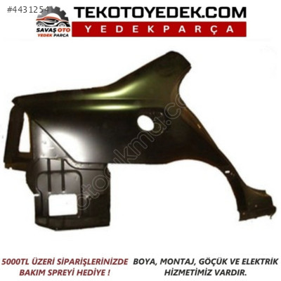 MERCEDES W203 ARKA ÇAMURLUK SACI SAĞ SOL 2000 2001 2002 VE ÜZERİ