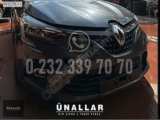 RENAULT CLİO 5 ÖN TAMPON ve TÜM AKSAMLARI | ÜNALLAR OTO ÇIKMA |