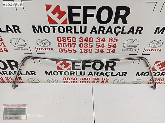 TOYOTA AURİS ÖN TAMPON KROM ÇIKMA ORJİNAL YEDEK PARÇA