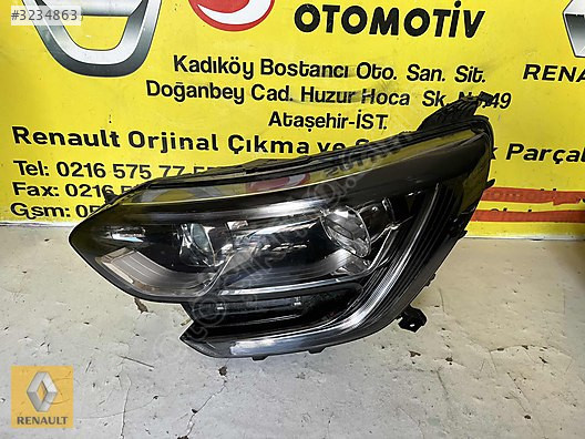 RENAULT MEGAN 4 ÇIKMA ORJİNAL SOL FAR VE DİĞER PARÇALARI