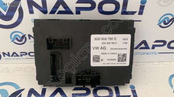 3Q0959760D PASSAT ARTEON SUPERB KOLTUK HAFIZA BEYNİ 2014/2023