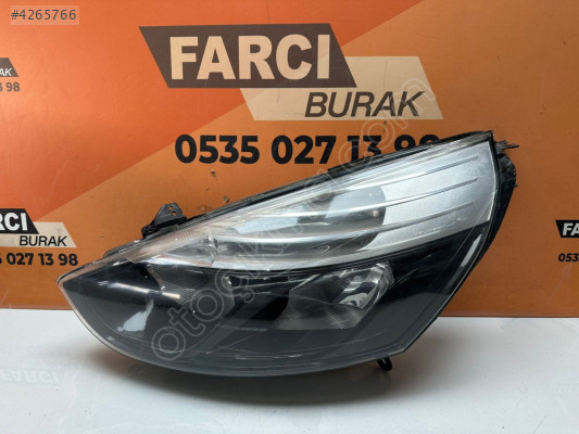 CLİO 4 FAZ 1 SİYAH ZEMİN SOL FAR ORJİNAL