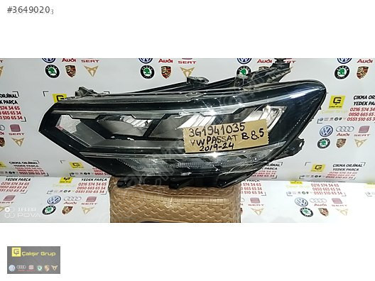 VOLKSWAGEN PASSAT B8,5 LEDLİ SOL FAR OEM 3G0941035